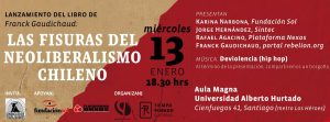 Mañana se lanza "Las fisuras del neoliberalismo chileno" de Franck Gaudichaud