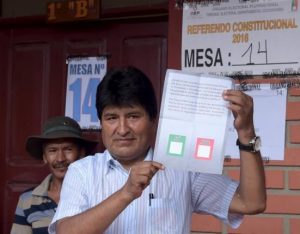 El Referéndum de febrero en Bolivia : Una serie de eventos desafortunados