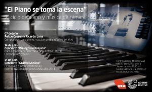 Cussen & Luna participan del segundo ciclo “El piano se toma la escena”, organizado por el Goethe-Institut