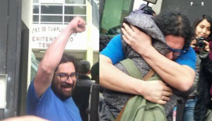 FOTOS| Las emotivas primeras imágenes de Felipe Durán tras salir en libertad