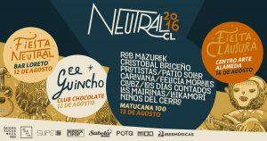 El Guincho, Cristóbal Briceño y Niños del Cerro encabezan el cartel del Festival Neutral 2016