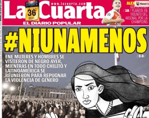 REDES| Usuarios critican oportunismo de La Cuarta: "Hoy dicen #NiUnaMenos, mañana viene la Bomba 4"