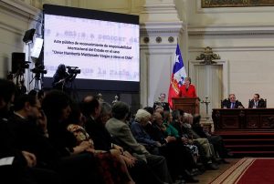Caso Omar Maldonado: Bachelet se emocionó al comunicar fallo que declara víctimas a ex comandantes de la Fach