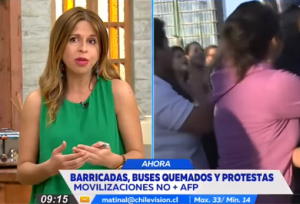 VIDEO| Conductora de CHV se declara feminista y frena en seco a abogado que criminaliza a "No + AFP"