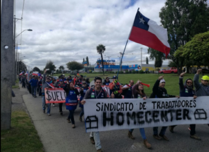 El sindicato de Homecenter, el más grande de Chile, inicia su primera huelga legal