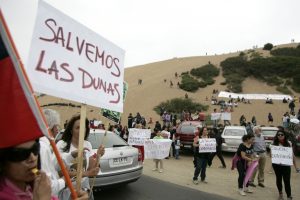 Un privado desea infringir la protección de las dunas de Concón
