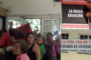Movimiento Vivienda Digna se toma municipio de Maipú y sede de la UDI acusando incumplimiento de "ofertón electoral"
