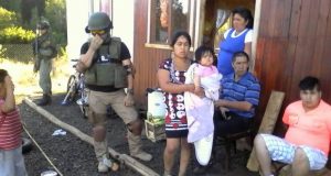Allanamiento en comunidad mapuche termina con 7 menores de edad detenidos