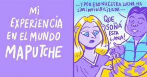 "Mi experiencia en el mundo maputche": Las viñetas que se burlan de la clase alta chilena