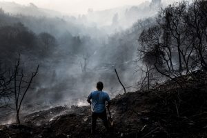 FOTOS| Humo en las quebradas: El registro del incendio en Valparaíso