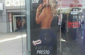 REDES| Repudian campaña de Mohicano Jeans que denigra a la mujer con el slogan "a veces lo presto"