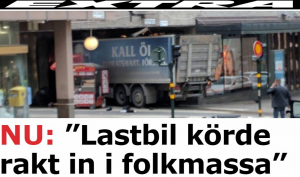 Estocolmo: Camión impacta a peatones suecos y se investiga ataque terrorista