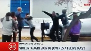 VIDEO| Felipe Kast fue agredido tras dar a conocer su propuesta programática