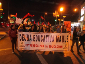 Una marcha menos: Crónica de la movilización contra el CAE en Talca