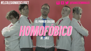 VIDEO| #ElColegioNoEsCloset: Gays se rebelan contra colegio homofóbico de Chile