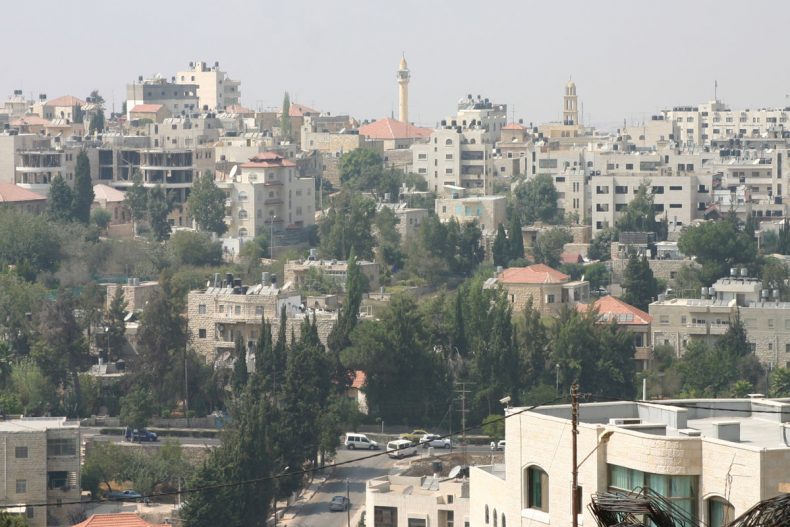 Ramallah, la capital de facto de Palestina.