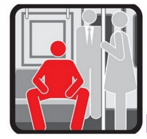 La campaña feminista para acabar con la conducta machista del "manspreading" en el Metro