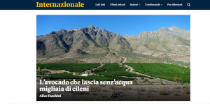 El conflicto de Petorca llega a Italia: Medio publica extenso reportaje sobre cómo empresas de palta se apropian del agua