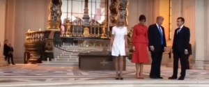 VIDEO| Trump no se aguanta y piropea a la esposa del presidente francés: “Está en muy buena forma física, preciosa”