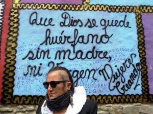 María Galindo, la feminista boliviana que pintó un mural con el Papa masturbándose en el Museo de Bellas Artes de La Paz