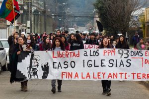 Trece comuneros mapuche se encuentran en huelga de hambre en protesta por la Ley Antiterrorista