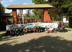 Liceo Salesianos Macul suma 9 días de huelga por aumento de 10 mil pesos para quienes ganan menos de 345 mil