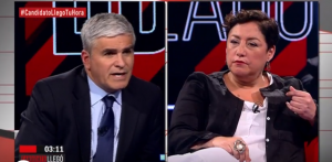 VIDEO| Beatriz Sánchez contra Nicolás Larrarín: "Yo no tengo a hombres al lado soplandome en la oreja"
