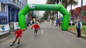 Cientos de corredores llegaron a competir en el Open Patín Carrera de Valparaíso
