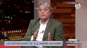 Navarro denuncia que fue cortado en "En buen chileno" por exigir a una panelista de izquierda como Pamela Jiles