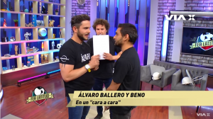 VIDEO| Beno Espinosa encara a Álvaro Ballero por viral que bajaron del YouTube de Canal 13 donde imita a un paco