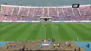 VIDEO| El emotivo minuto de silencio en el Estadio Nacional por la muerte de Bonini