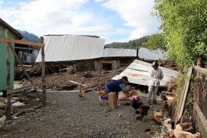 Techo-Chile se moviliza en construcción de viviendas por el aluvión en la Villa Santa Lucía