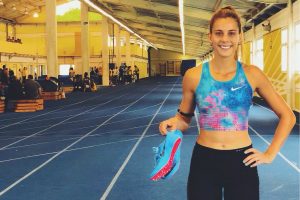 Isidora Jiménez gana en Brasil con nuevo récord de Chile en 60 metros planos
