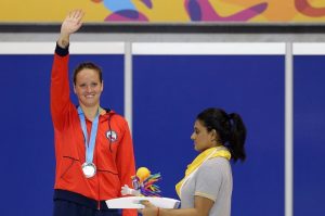 Kristel Köbrich gana medalla de oro en el Torneo Pro Swim Series de Estados Unidos