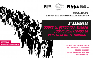 Museo de la Solidaridad Salvador Allende convoca a diálogo sobre la violencia institucional y migración 
