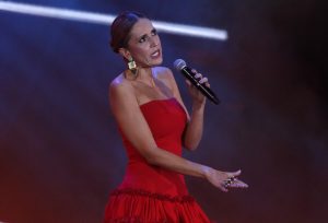 El celebrado chiste de Alejandra Azcárate sobre Julio César Rodríguez en el Festival de Viña