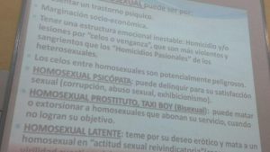 Docente argentina indigna estudiantes de la Universidad de Buenos Aires por dar clase sobre “delito homosexual” en Facultad de Medicina