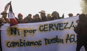 Campesinos mexicanos se levantan en contra de cervecera estadounidense que seca sus tierras