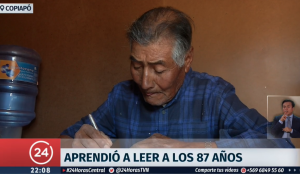 Agricultor del Valle de Copiapó aprendió a leer y escribir a los 87 años