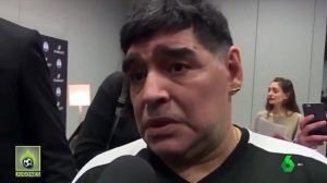 Maradona es multado en México por dedicarle un triunfo a Maduro