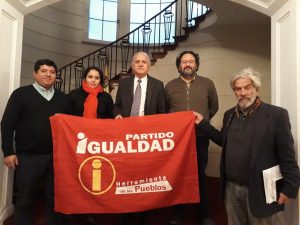 Partido Igualdad entrega apoyo a Maduro en la previa de las elecciones y se distancia de parte del FA en el tema Venezuela