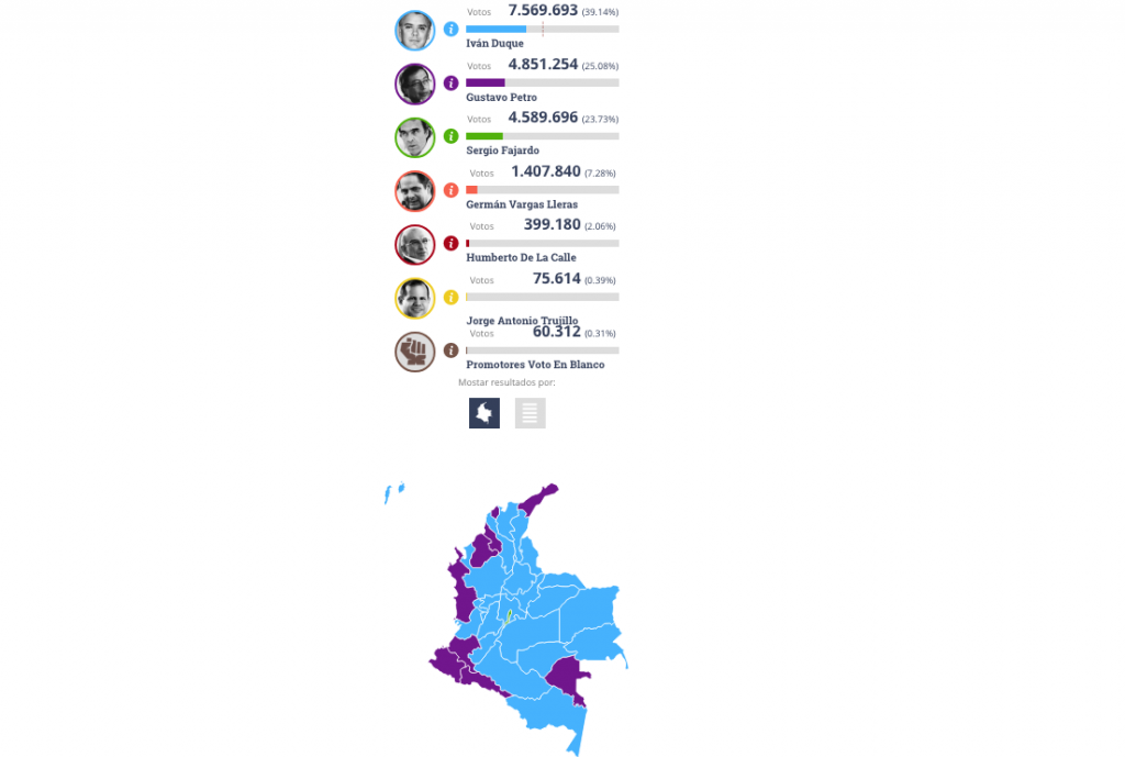 mapa voto colombia
