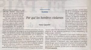 Columnista español atribuye la violación a la testosterona: "Dificulta nuestro autocontrol"