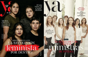 REDES| "Las ministras todas rubias y las feministas en el lado oscuro": Las críticas a Revista Ya por cómo usa la luz en sus portadas