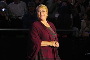 Michelle Bachelet: “Estoy súper optimista con el movimiento de las chiquillas”