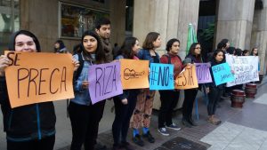 Protesta contra el Estatuto Laboral Juvenil termina con 12 detenidos