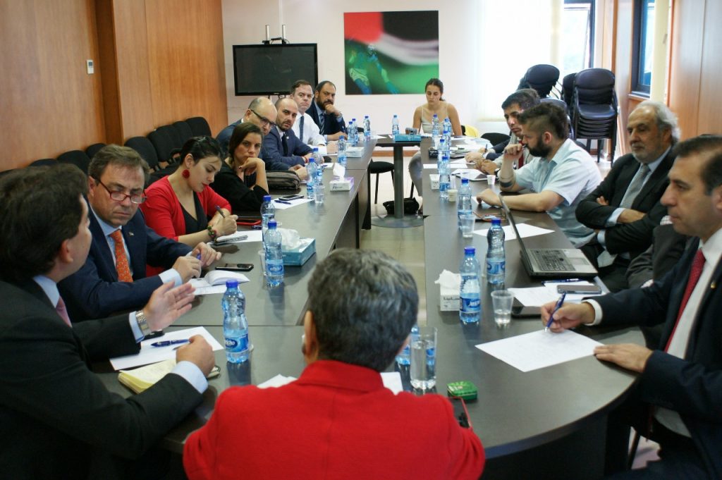 delegación diputados palestina