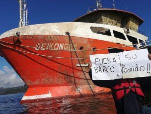"Que sigan denunciando": Intendente de Los Lagos responde a acusaciones de desobediencia por descarga del Seikongen en Calbuco
