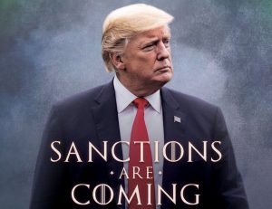 Donald Trump hace un guiño a "Game of Thones" en anuncio de sanciones contra Irán
