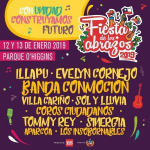 Villa Cariño, Banda Conmoción y otros artistas estarán en los 31 años de la Fiesta de los Abrazos